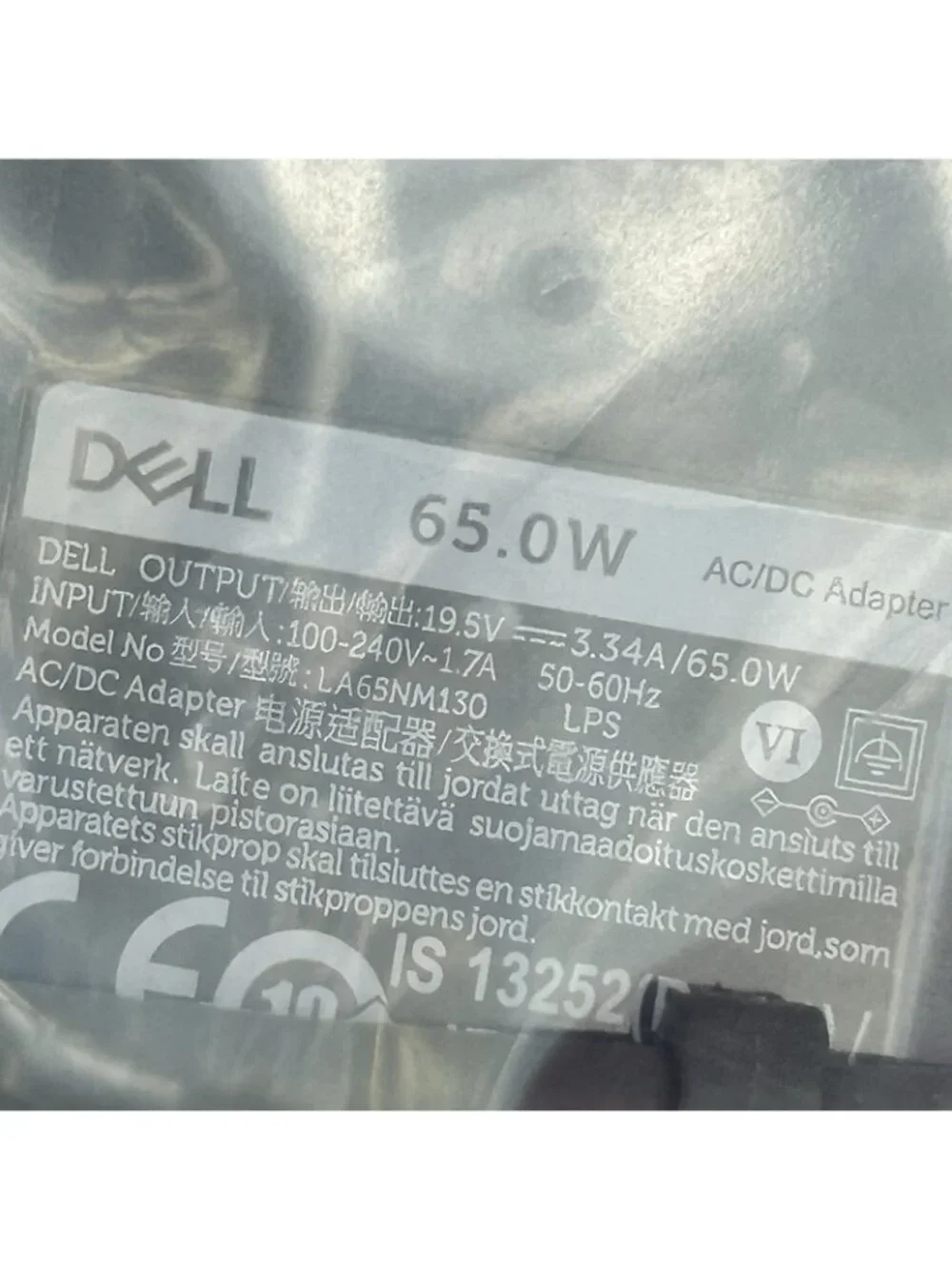 Genuine Dell LA65NM130 65W Power Adapter Charger AC/DC For Computer Laptop